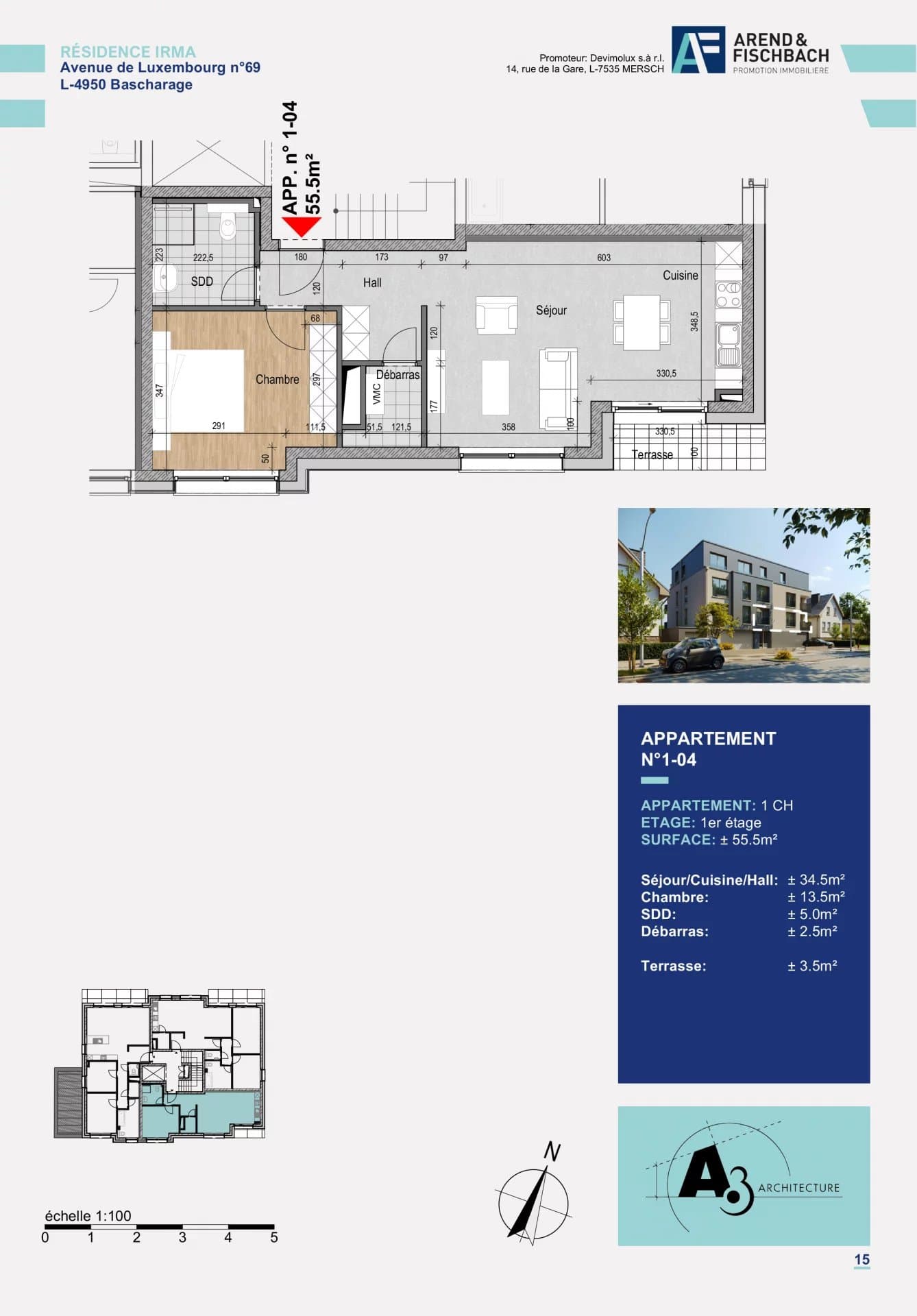 Wohnung in Bascharage, Foto 2