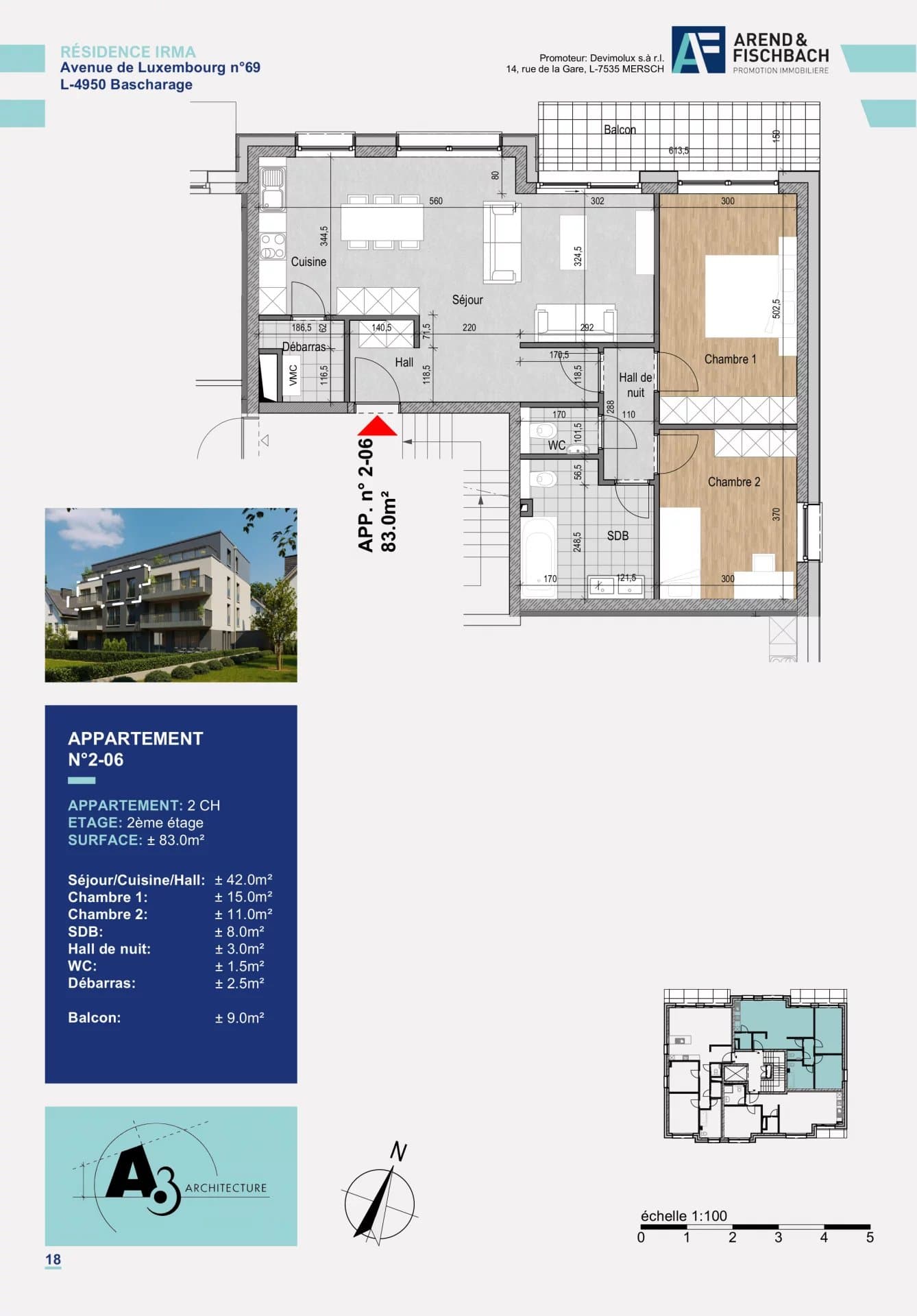 Wohnung in Bascharage, Foto 3