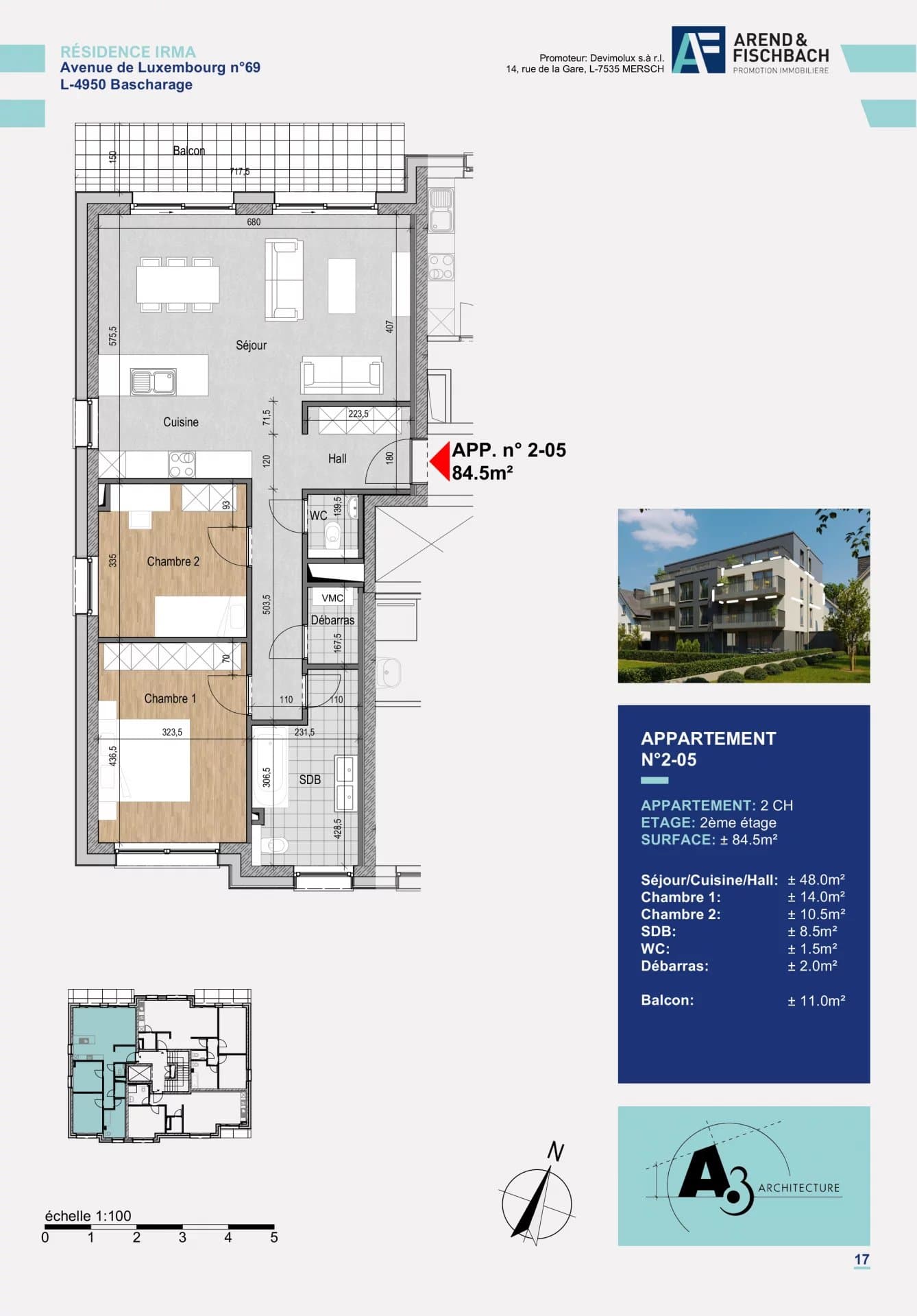 Wohnung in Bascharage, Foto 1