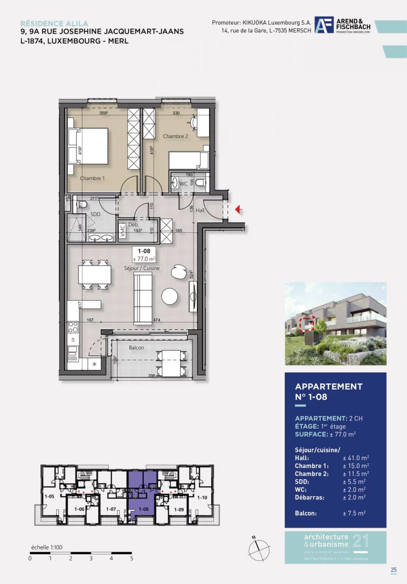 Wohnung in Luxembourg, Foto 2